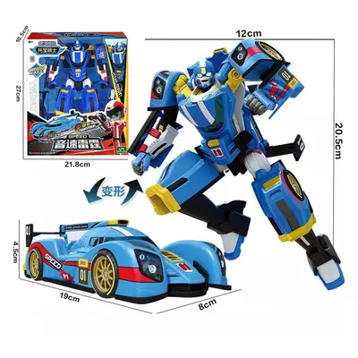 (Tobot V Speed, With Original Box) Robot Tobot V Galaxy Detectives Transform Figure Boys Toy Car