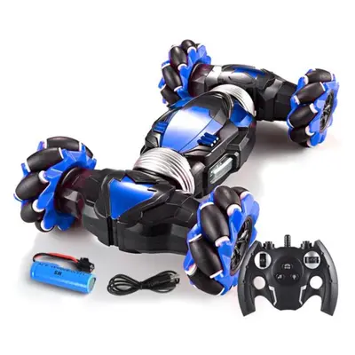 (blue, single mode) Abs Speed Car Toy Small Size Creative Gesture Induction Twisting Off-road Sp