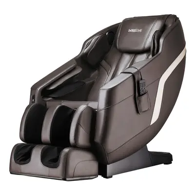 Zero Gravity Back Heated Full Body Massage Chair with Controller,Brown