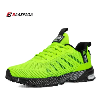 (fluorescent green, 50) Baasploa Professional Running Shoes For Men Lightweight Men&apos;s Desig