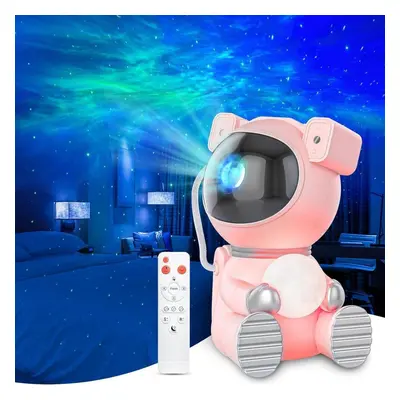 (pink) Astronaut Light Projector, Galaxy Projector For Bedroom, Star Projector With Moon Lamp, L