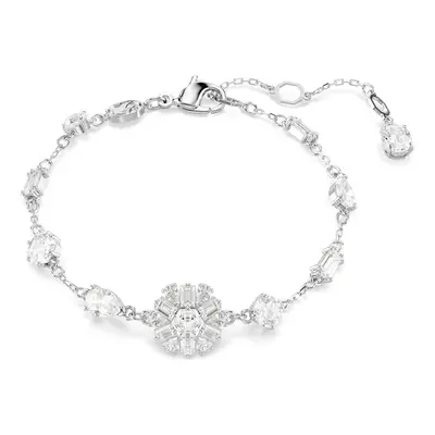 Swarovski Idyllia Rhodium Plated White Snowflake Bracelet