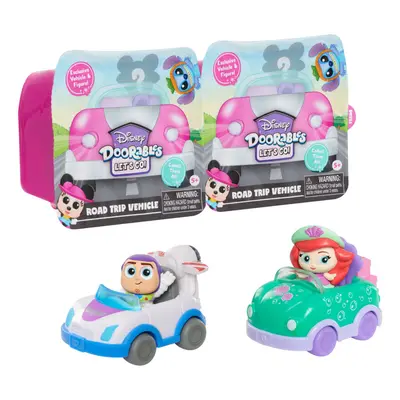 Disney Doorables Lets Go Vehicles 2-Pack Series Toy Figures Officially Licensed Kids Toys for Ag