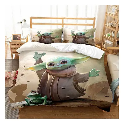 (Pattern 04, King) Yoda Single Double King Duvet Cover Cartoon