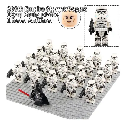 21Pcs Fit Lego Star Wars Empire Storm Trooper Minifigures Building Blocks Kids Toys