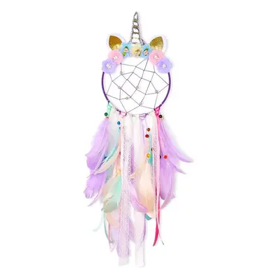 Handmade Unicorn Dreamcatcher Dream Catcher for Girls Kids Bedroom Wall Decor