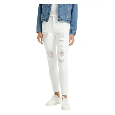 Levi's Women's High Rise Skinny Jeans Also Available in Plus White Destructed Short