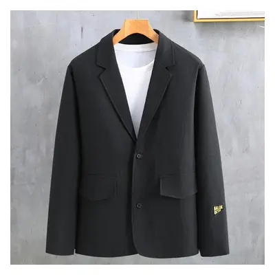 (black, 6XL) Plus Size 11xl Men&apos;s Suit Business Wear Spring And Autumn Fashion Casual Suit 