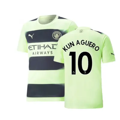 (L) Man City Third Shirt (KUN AGUERO 10)