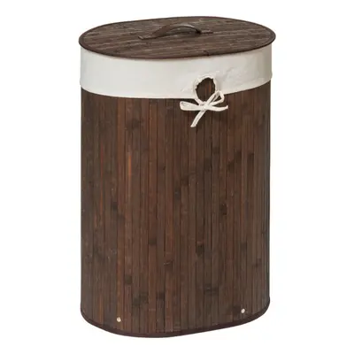 Premier Housewares KankyoDark Brown Oval Laundry Hamper