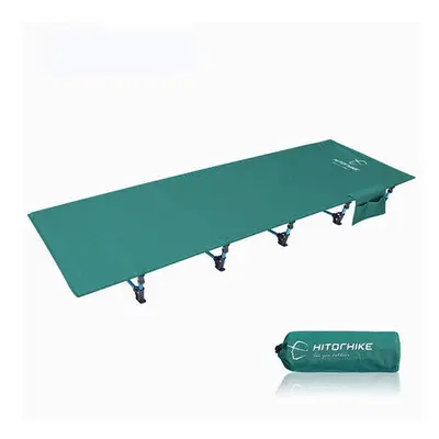 (Green) Ultralight Folding bed Camping Cot Bed Portable Compact for Outdoor Travel Base Camp Hik