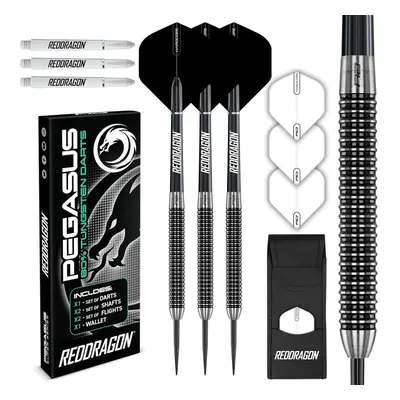 RED DRAGON Pegasus Professional Tungsten Steeltip Darts Set Available in 21, 23, 24, 25, 26, 28,