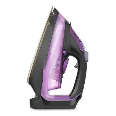 (Purple, TurboSteam) Steam iron, non-stick ceramic soleplate