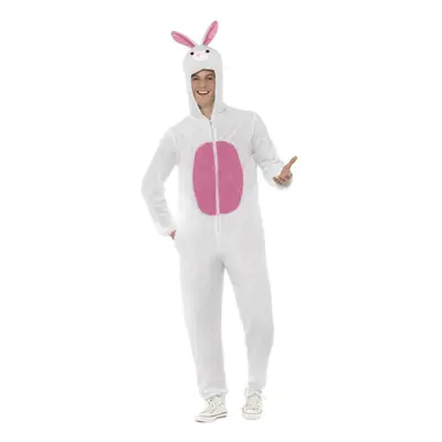 (M, White/Pink) Smiffys Unisex Adult Costume