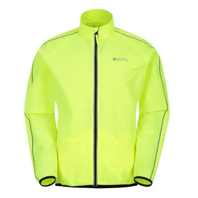 (L, Yellow) Mountain Warehouse Mens Force Reflective Water Resistant Jacket