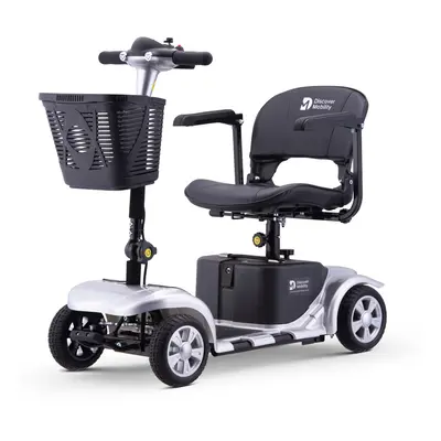 (Silver) Discover Mobility Rider 4mph Mobility Scooter