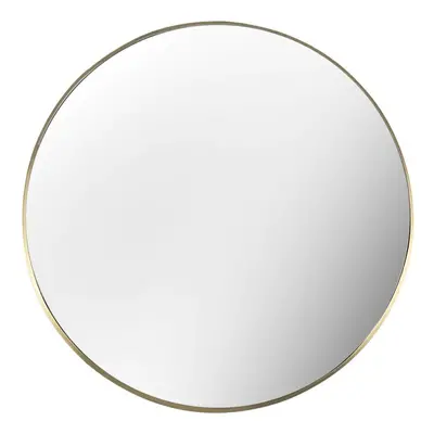 (70cm x 70cm, Brass) Yard Circular Wall Mirror