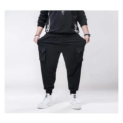 (as the picture, XXL) Men Sweatpants Plus Size 6xl 7xl Big Size Loose Sportwear Pants Stretch Tr