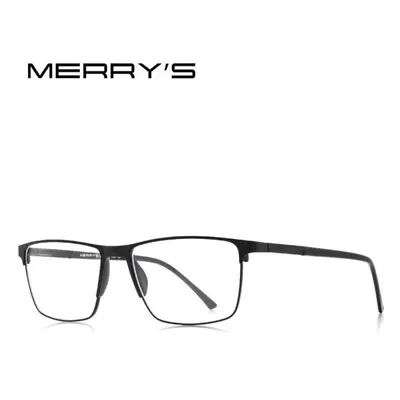 (black, +500) Merrys Design Anti Blue Light Blocking Men Reading Glasses Cr-39 Resin Aspheric Gl