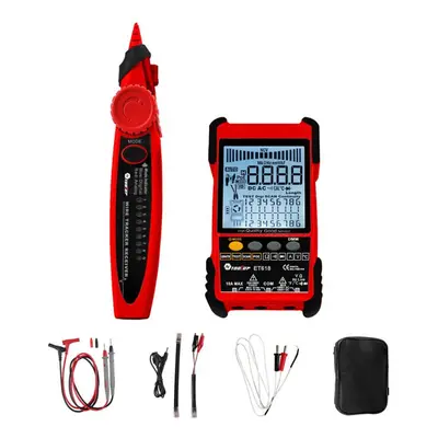 (ET618) Tooltop Et616 Handheld Portable Cable Tester With Lcd Display Analogs Digital Search Poe