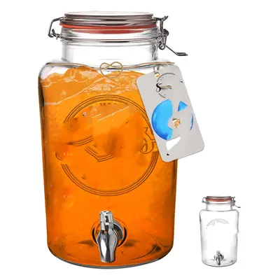 (Dispenser only) 5L Glass Drink Dispenser