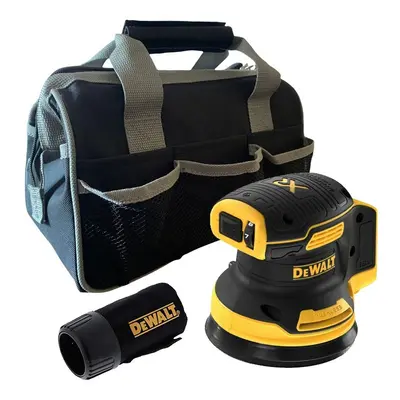 Dewalt DCW210N Brushless 18v XR Random Orbital Sander 125mm Dust Bag + Tool Bag