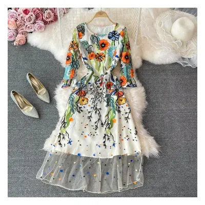 (white, XXL) Summer New Women Dresses