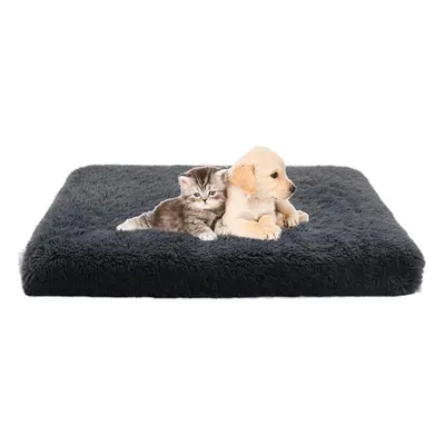 (grey, XL) Plush Dog Bed Mat Cat Beds For Small Medium Large Dogs Removable For Cleaning Puppy C