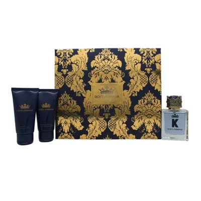 Dolce & Gabbana K Gift Set 50ml EDT Spray + 50ml Aftershave Balm + 50ml Shower Gel