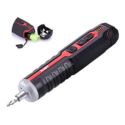 Pushdrive Cordless Screwdriver 2000mah Removable Li-Ion Battery 4V Electric Screwdriver with Cir