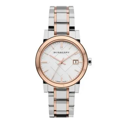 Burberry The City Watch Ladies Silver / Rose Gold BU9105