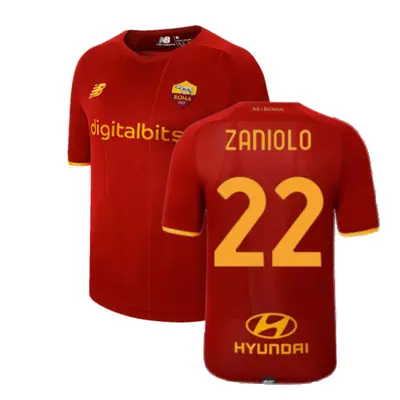 (XL) AS Roma Home Shirt (ZANIOLO 22)