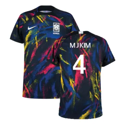 (S) South Korea Away Match Vapor Shirt (M J KIM 4)