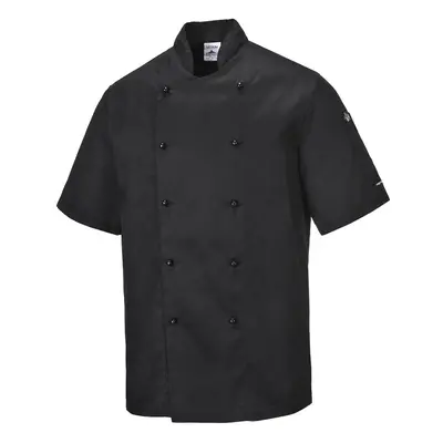 (Black, XXL) Portwest Kent Chefs Jacket