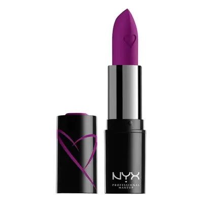 NYX PROFESSIONAL MAKEUP Shout Loud Satin Lipstick, Infused With Shea Butter - Emotion (Bright Pu