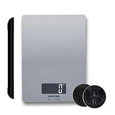 1103 SSDR Digital Kitchen Scale - Kg Max Capacity, Sleek Food Weighing Baking/Cooking Scales, LC