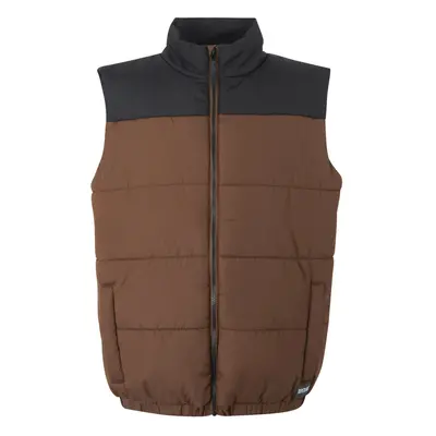 (3XL, Dark Brown/Black) Regatta Mens Hawfinch Baffled Gilet