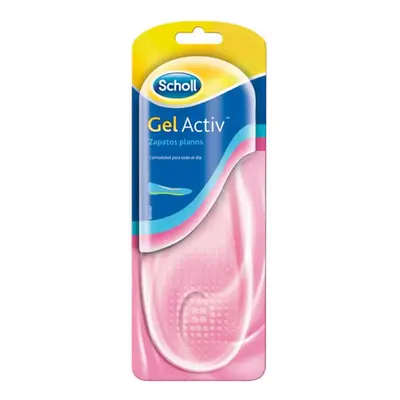 Scholl GelActiv Insoles For Flat Shoes Size 35-40.5