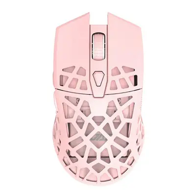 (Pink) Dual Mode Lightweight Gaming Mouse 16000DPI 6-level Type-C Wired 2.4G Wireless PMW3338 Se