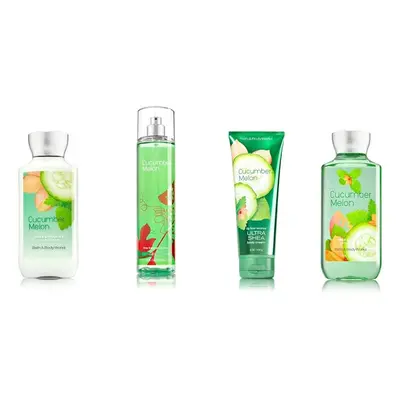 Bath & Body Works Cucumber Melon Set | Shower Gel Body Lotion Body C