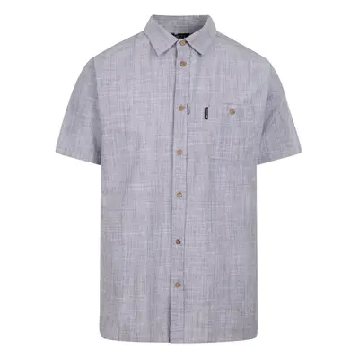 (M, Dark Peacock) Trespass Mens Shirt Short Sleeve Basham