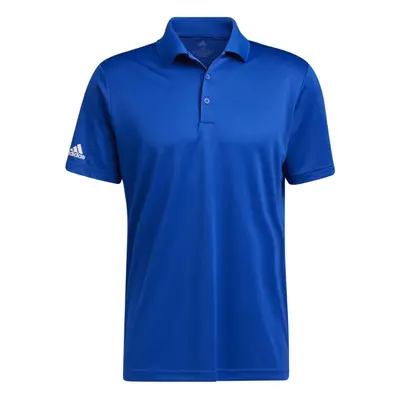 (S, Royal Blue) Adidas Mens Polo Shirt