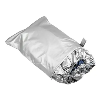 (silver, 17-19FT) Boat Cover Yacht Outdoor Protection Waterproof Heavy Duty Silver Reflective 30