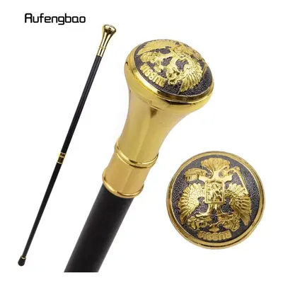 (black) Golden Black Russian Double-headed Eagle Totem Walking Cane Fashion Stick Gentleman Luxu