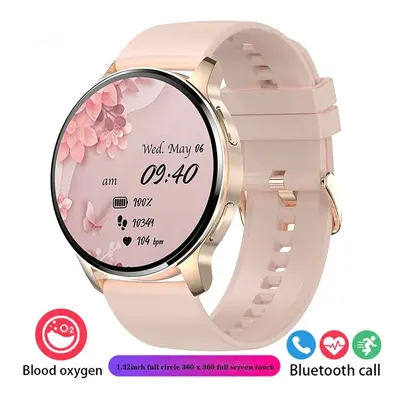 (Pink) I50 Women's Smart Watch Bluetooth Talk Bluetooth Music Heart Rate Blood