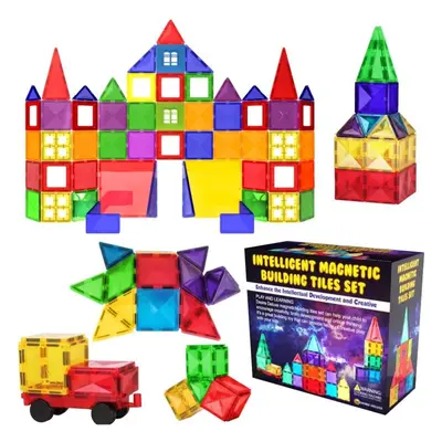 Desire Deluxe Magnetic Building Blocks Tiles STEM Toy Set 57PC Kids Learning Educational Constru