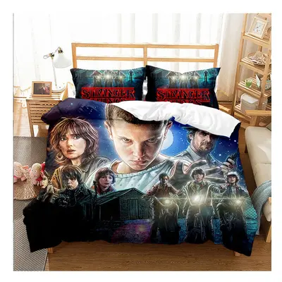 (Pattern 15, King) Stranger Things Bedding Printed Duvet Cover Set UK