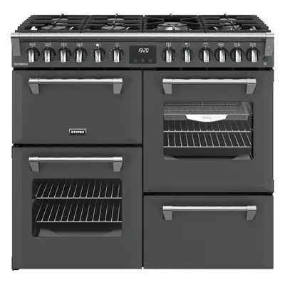 Stoves Richmond 100cm Dual Fuel Range Cooker â Anthracite, Spacious & High Performance