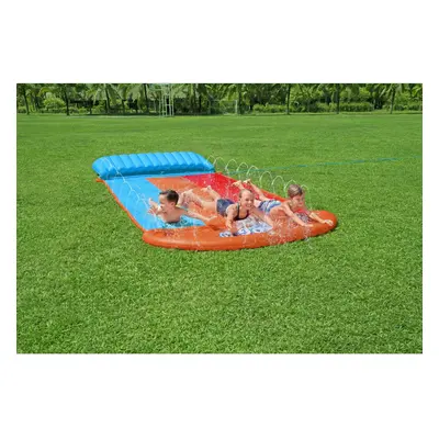 Bestway H2OGO! Triple Water Slide with Tsunami Splash Ramp 4.88 m