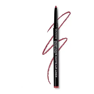 WUNDERBROW MUST-HAVE-MATTE LIP LINER Long Lasting Twist Up Matte Lipliner, Better Burgundy